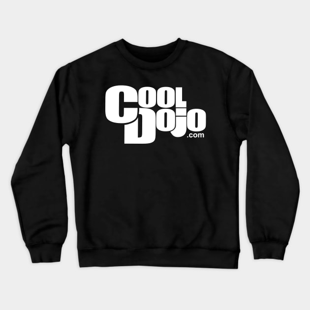 Cool Dojo Logo (white) Crewneck Sweatshirt by CoolDojoBro